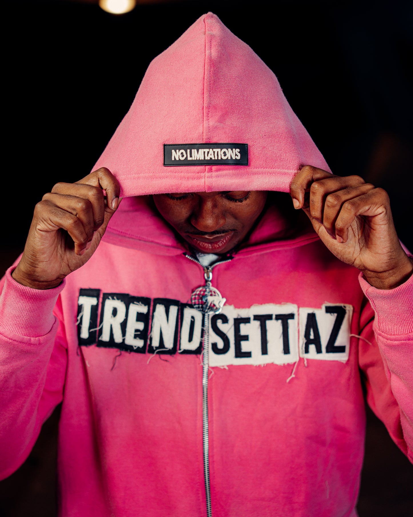 [PRE ORDER] Pink Trendsettaz No Limitations Zip Up