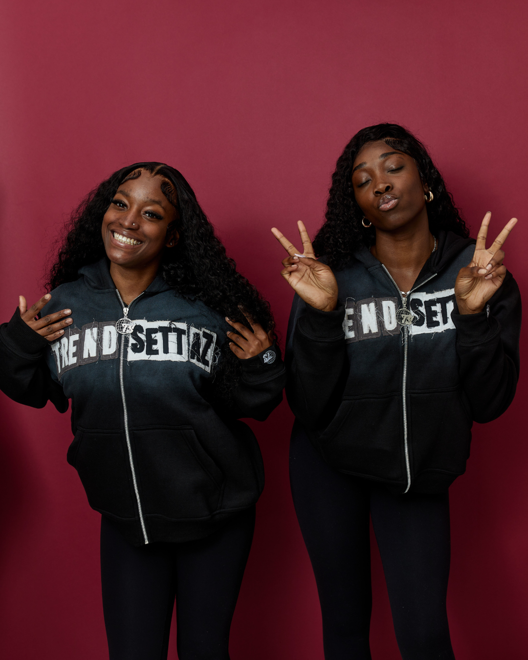 [PRE ORDER] Black Trendsettaz No Limitations Zip Up